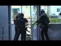 Officers swarm gas station after gunmen open fire on crowd Police