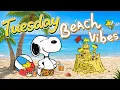 Tuesday Beach Vibes with Snoopy Summer Morning Jazz for Happy Sunny Day by Jazzy