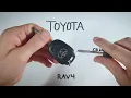 Toyota RAV4 Key Fob Battery Replacement 2013 - 2018