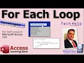 For Each Next Loops in Microsoft Access VBA Loop Thru Controls on a Form