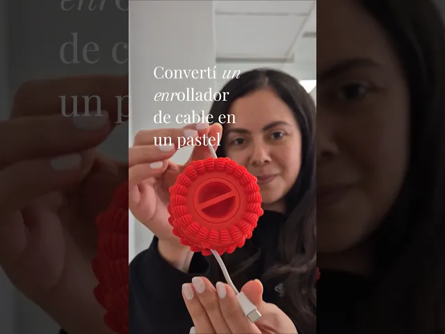 Cable Winder Cake – Functional Cable Organizer video thumbnail
