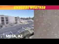 Unusual Weather Clip From iNewZ Viewer In Mesa Arizona