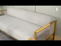 Stainless steel sofa - Andrew | Sofa Inox PVD Andrew