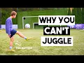 How To ACTUALLY Juggle A FOOTBALL For Beginners