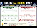 How to write Palindrome code in c easy C code for palindrome
