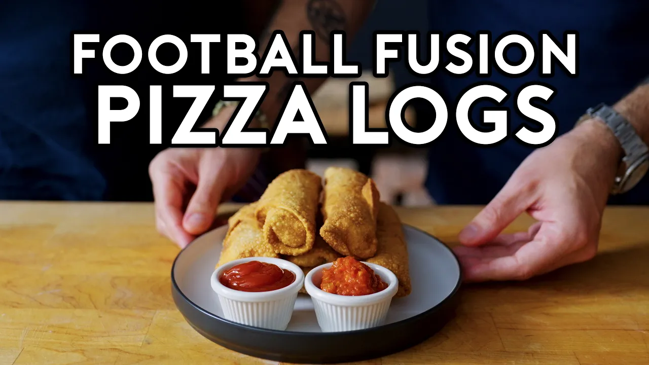 Deep Fried Ham & Cheese Pizza Logs   Football Fusion