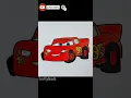 Lightning McQueen How to draw Lightning McQueen Easy Disney pixar Cars