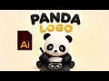 Cute Panda Illustration in Adobe Illustrator Easy Vector Drawing Tutorial for Beginners
