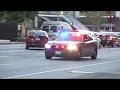 RARE LAPD Responding Code 3 to LA Protests