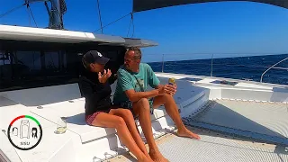 #109 We have PROBLEMS FURLING our CODE D | SAILING SISU Leopard 45 CATAMARAN