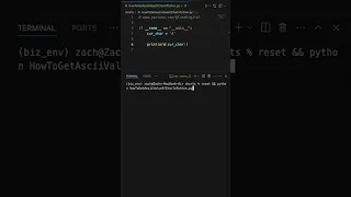 How To Get ASCII Value Of Char In Python