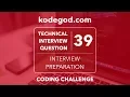 Technical Interview Question 39 Can you solve it Technical Interview Preparation