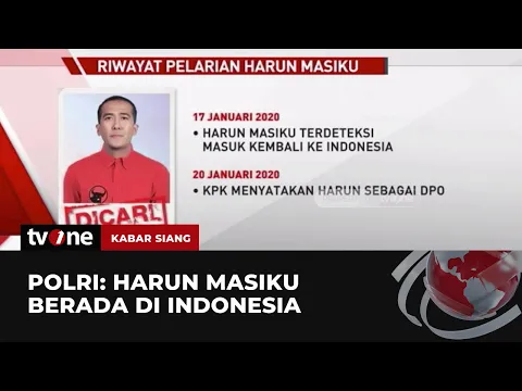 Polri Ungkap Harun Masiku Terdeteksi Ada di Indonesia