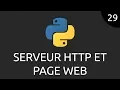 Python - HTTP server and web page