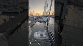 ‘Sundowner time on the MC68’ #luxuryyachtlife #sailing #yachtlife #sailboat #cannesyachtingfestival