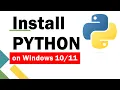 How To Install Python on Windows Python Tutorials