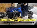 Polaris Ranger 900 XP prop shaft removal and install