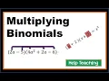Polynomials 06 Multiplying Binomials Algebra Lesson