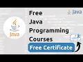 Free Java Programming Online Courses with Certificate for Beginners