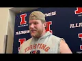 Training Camp Illini center Jake Renfro interview