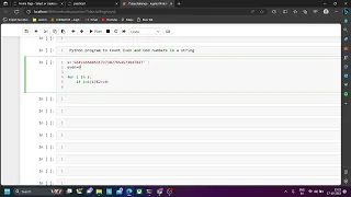 Python program to Count Even and Odd numbers in a string