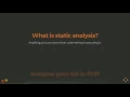 DrupalCon Baltimore 2017 Improving Code Quality with Static Analysis