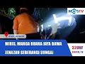 MIRIS, WARGA BUANA JAYA BAWA JENAZAH SEBERANGI SUNGAI TANPA JEMBATAN