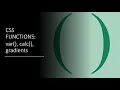 CSS Functions var calc gradients