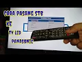 cara pasang stb ke tv led panasonic