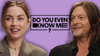 Ana De Armas Norman Reedus Test Their Friendship Do You Even Know Me