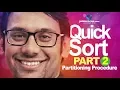 Quick Sort Explanation with example - Part 2 quicksort