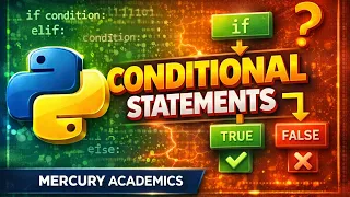 Let s Learn Python Lecture - 9 Conditional Statements