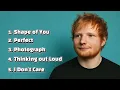 Lagu Ed Sheeran's Top5 songs on spotify