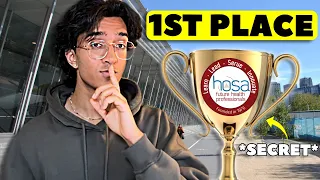 The Secret Way I Won HOSA With ZERO Experience