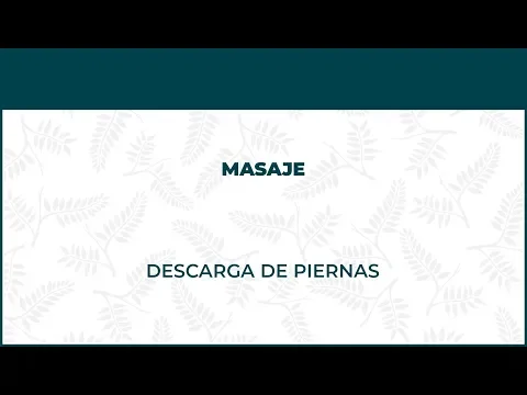 Descarga de piernas. Masaje Terapéutico - FisioClinics Barcelona, Barna