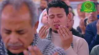 بكاء المصلين ليلة القدر رمضان دعاء الشيخ عبد الفتاح الطاروطى مسجد الامام الحسين دندنها