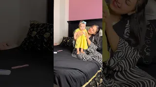 حميت تاج ولبستها فستان جديد 