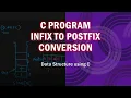 C program to convert Infix to Postfix