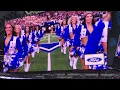 2025 Dallas Cowboys Cheerleaders screenview pregame performance 25 vs KC Chiefs