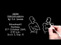 The Great Sin by C S Lewis Doodle BBC Talk 16 Mere Christianity Bk 3 Chapter 8
