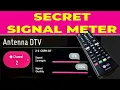 LG Smart TV Secret Signal Strength Meter for TV Antenna Channels