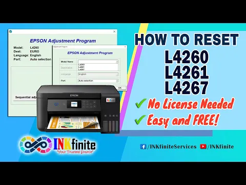 Download MP3 How to Reset EPSON L4260 L4261 L4267 with Resetter | INKfinite