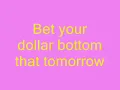 Tomorrow (annie) Lyrics