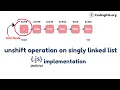 Unshift operation on SLL algorithm Pseudocode And JAVASCRIPT Implementation CodingPal org