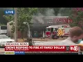 Crews respond to fire at Family Dollar