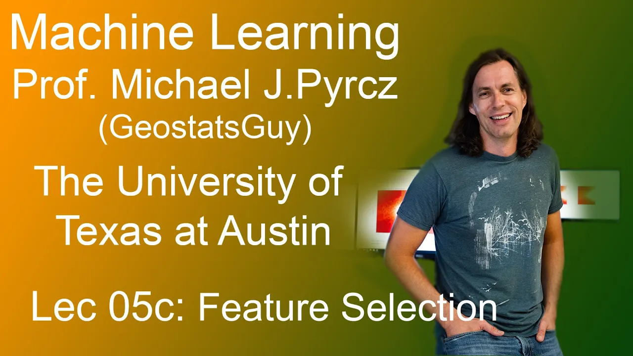 05c Machine Learning: Feature Selection
