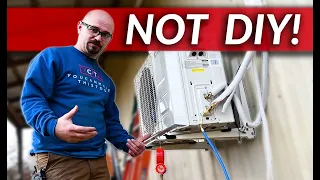 Installing a Senville Mini Split Dream Shop Ep8 HVAC Install