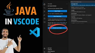Run Java program in Visual Studio Code VsCode extension for java