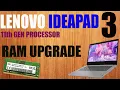 Lenovo IdeaPad 3 Ram Upgrade Step By Step