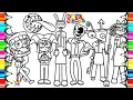 The Amazing Digital Circus Ep 4 Fast Food Masquerade Coloring Page NCS Music